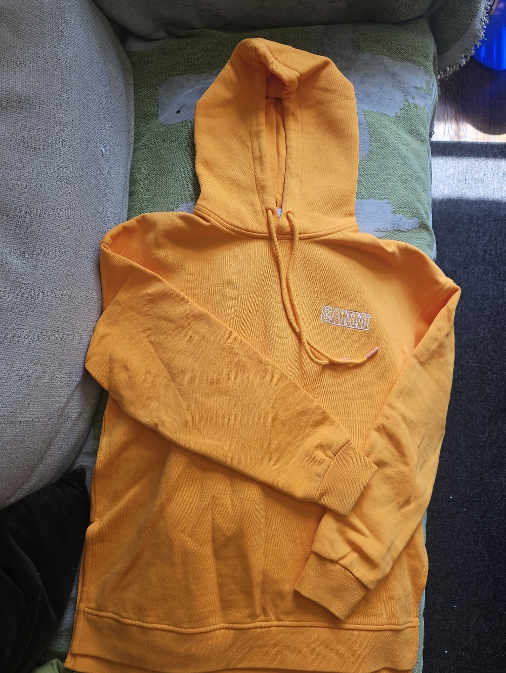 Ganni Tangerine Orange Sweatsuit Set, Both Size Xxs/xs - Picture 2 of 14